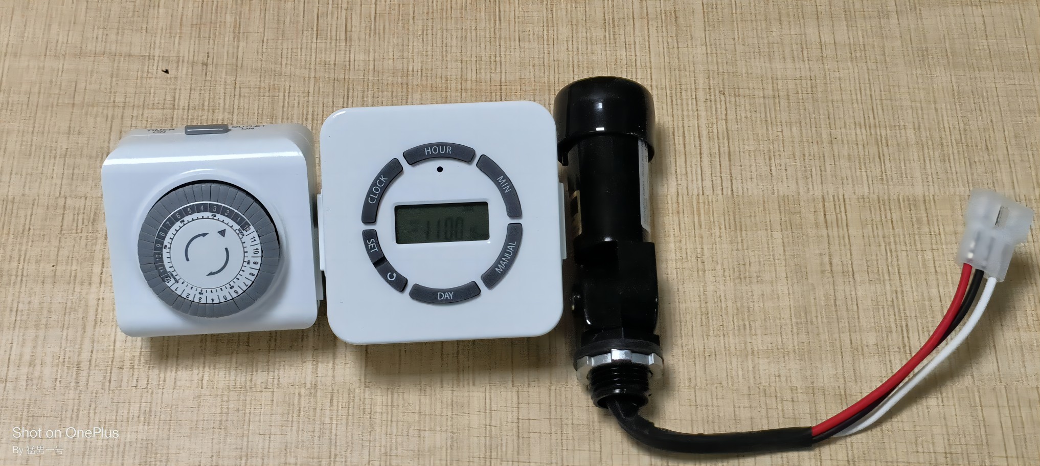 timer and photocell